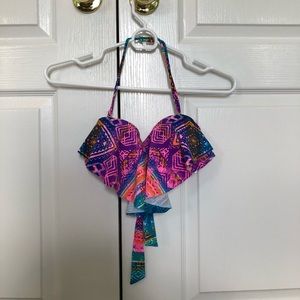 tribal, colorful bikini